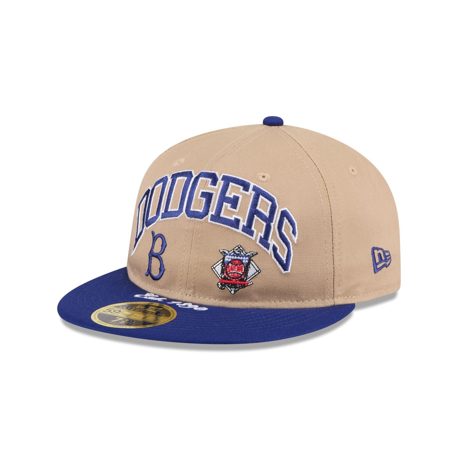 Brooklyn Dodgers Camel Retro Crown 59FIFTY Fitted Hat Male Product Image
