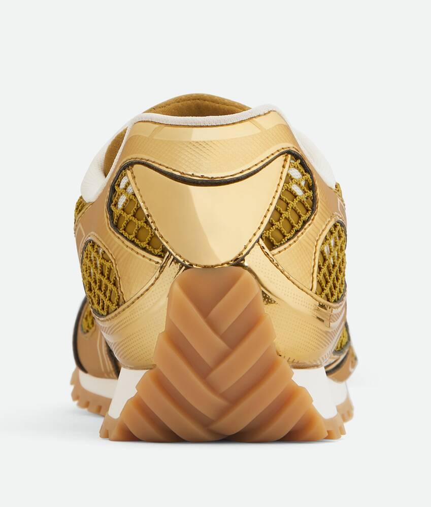 Men's Orbit Sneaker in Gold/white Product Image