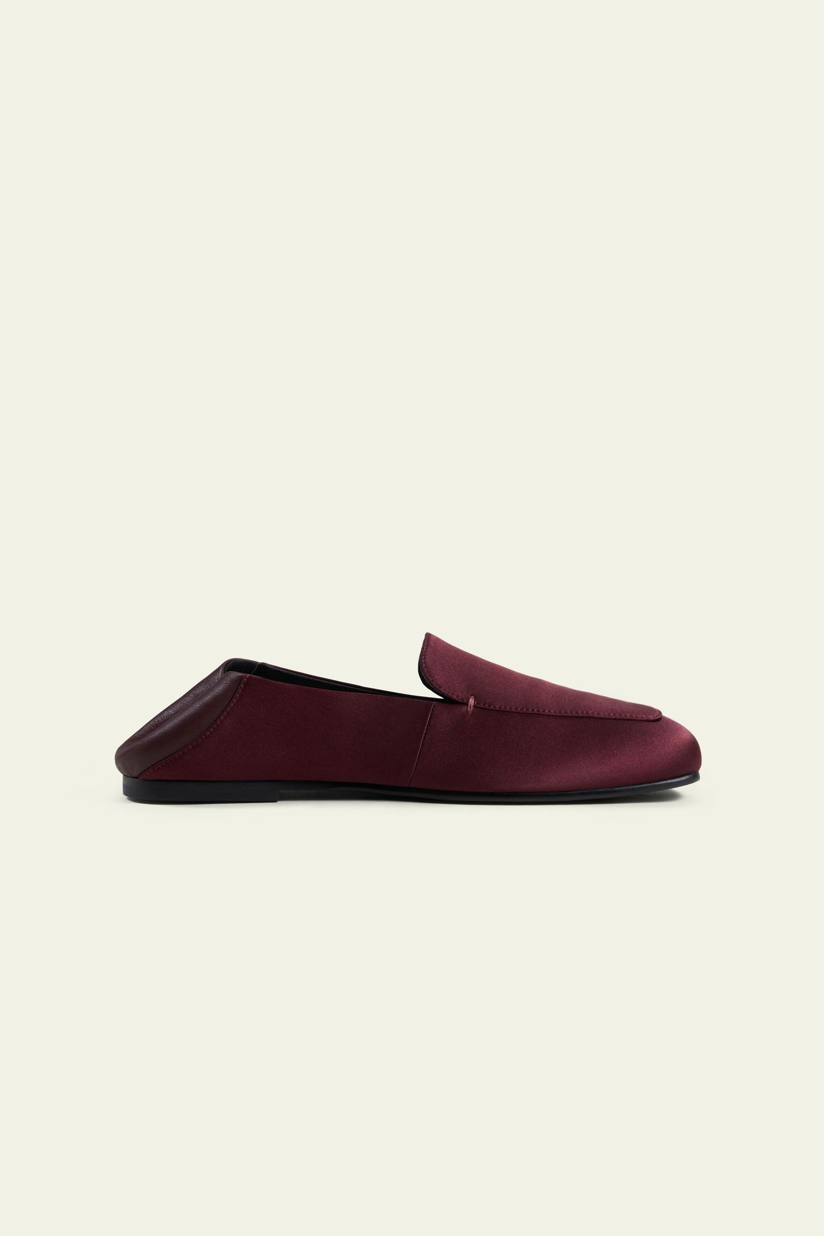 Serena Silk Leather Loafers Product Image