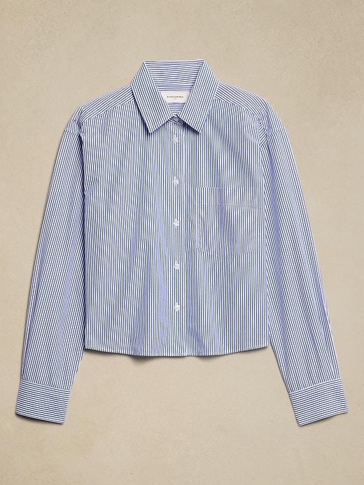 Boxy Button-Down Shirt Product Image