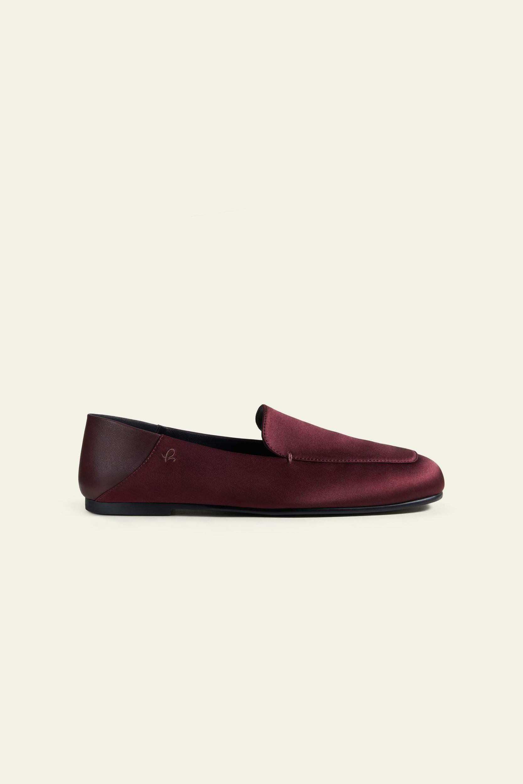 Serena Silk Leather Loafers Product Image