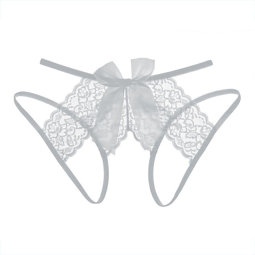 Lace Crotchless Thongs Product Image