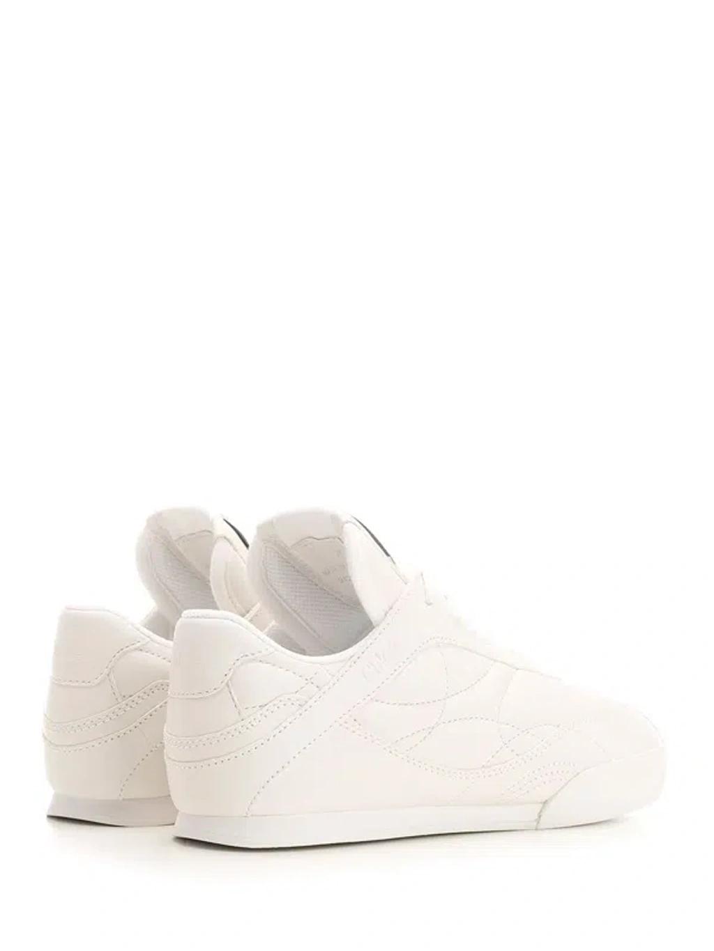 CHLOÉ Womens Chloe Kick Brand-patch Leather Low-top Trainers In White Product Image