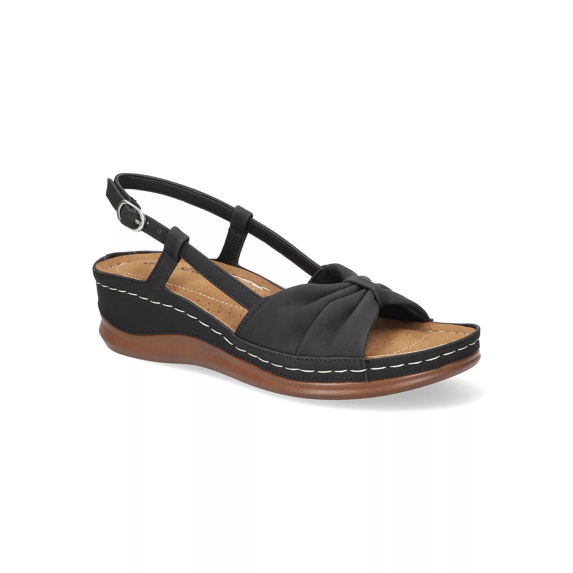 Easy Street Jupiter Women's Slingback Comfort Sandals, Size: 8, Black Product Image