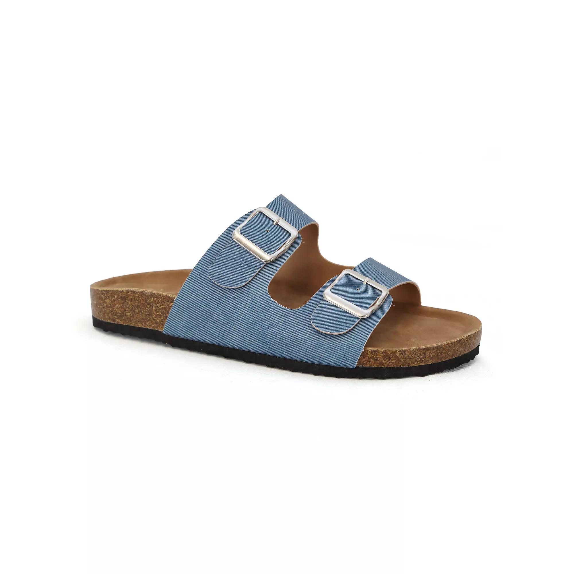 Yoki Gian 91 Women's Double Buckle Slide Sandals,  Product Image