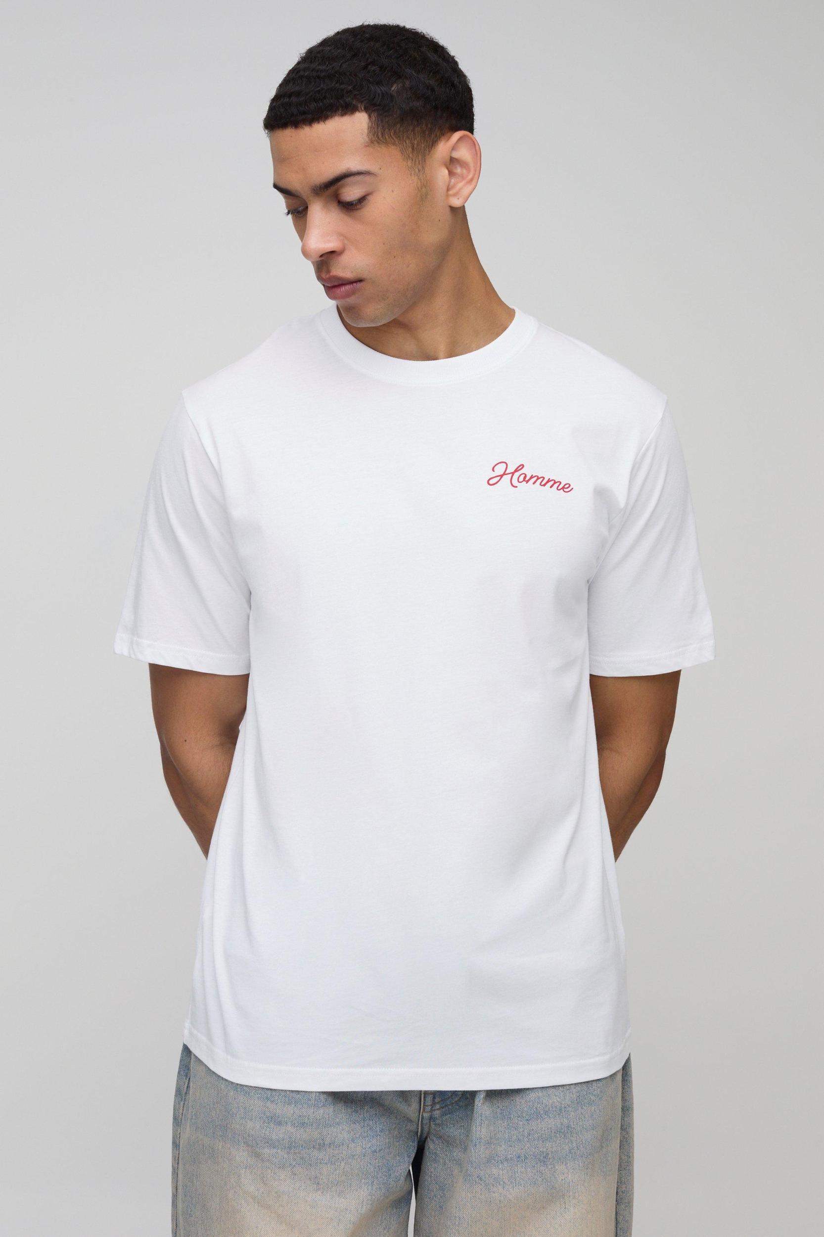 Regular Fit Resort Beach Landscape T-Shirt | boohooMAN USA Product Image