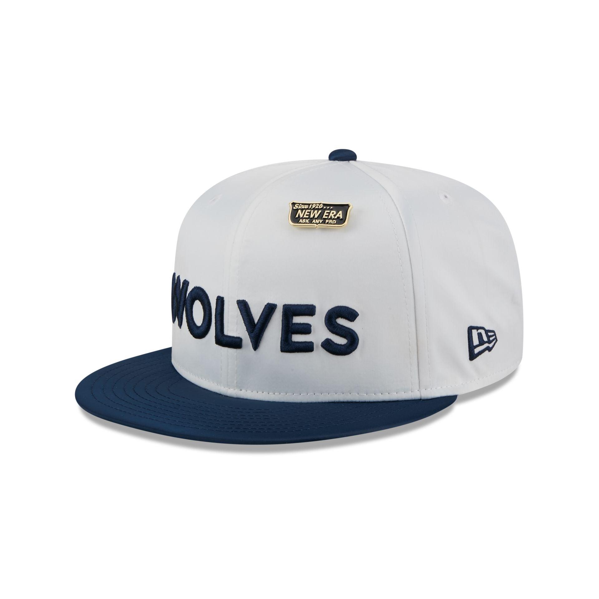 Minnesota Timberwolves Satin Pin 9FIFTY Snapback Hat Male Product Image