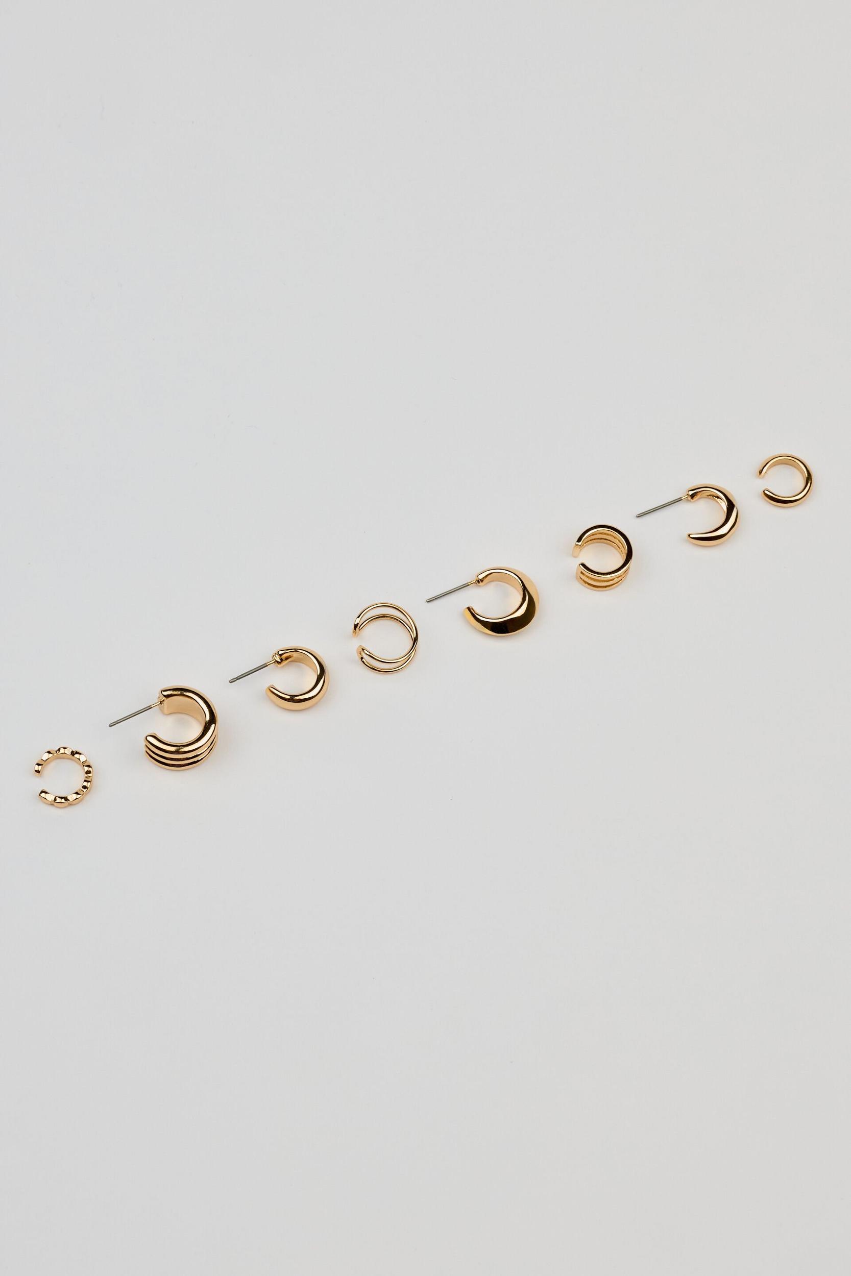 8 Pack Clean Metal Party Earrings Product Image