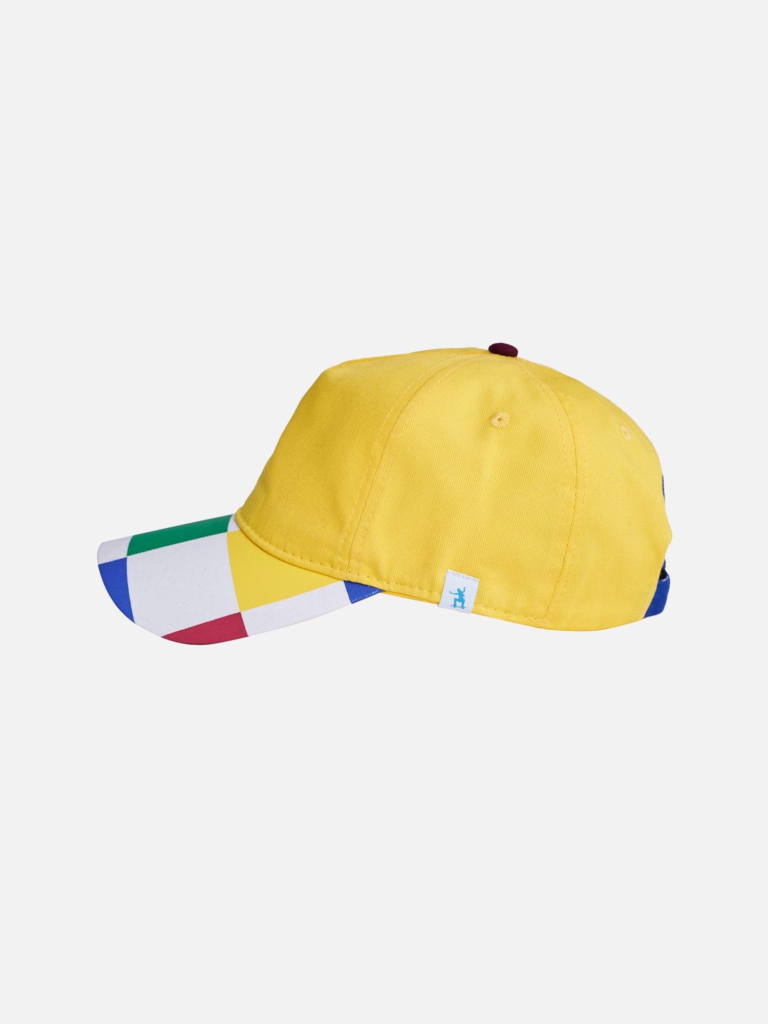 Rainbow Checkered Hat Product Image