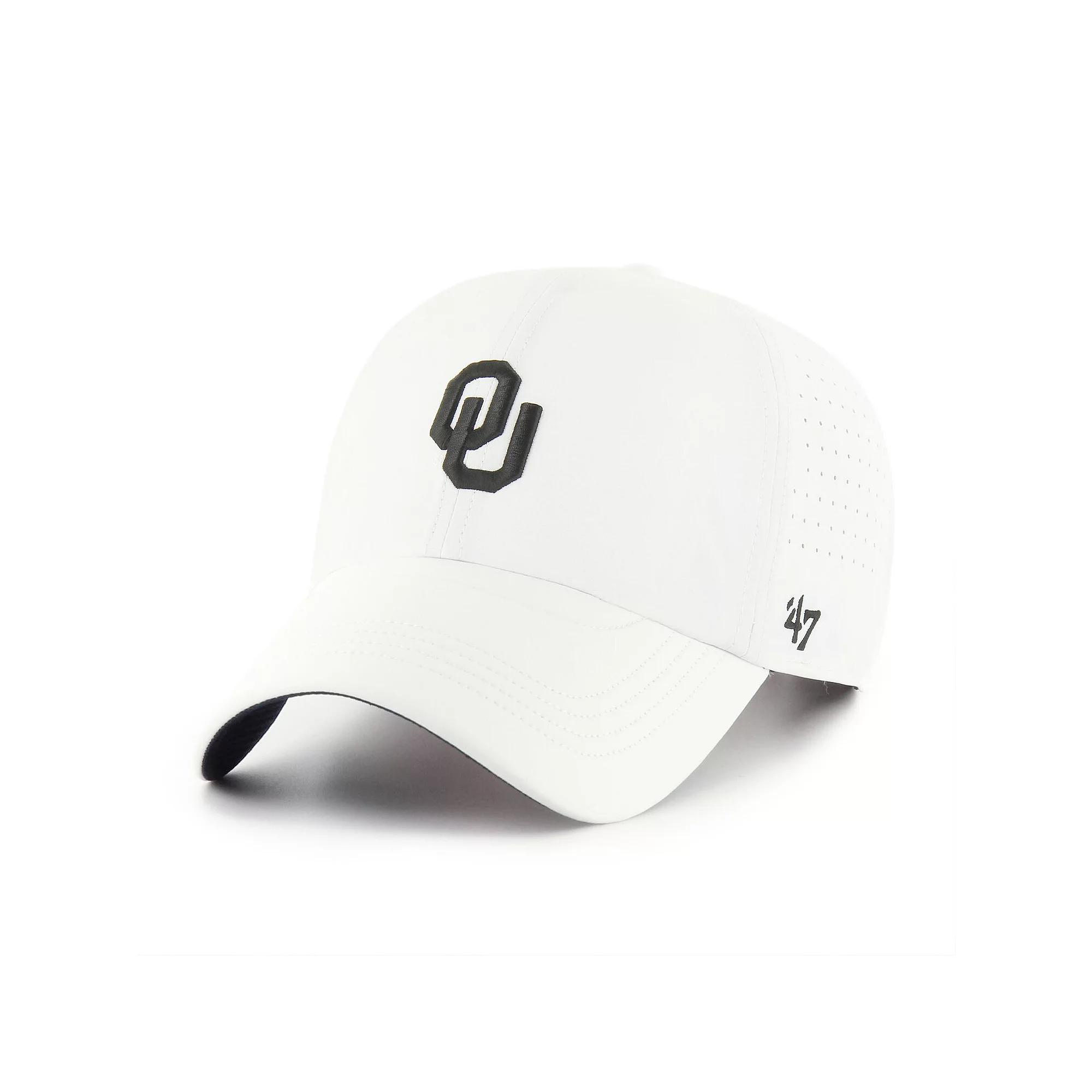 Men's '47 White Oklahoma Sooners Forward Vent MVP Adjustable Hat Product Image