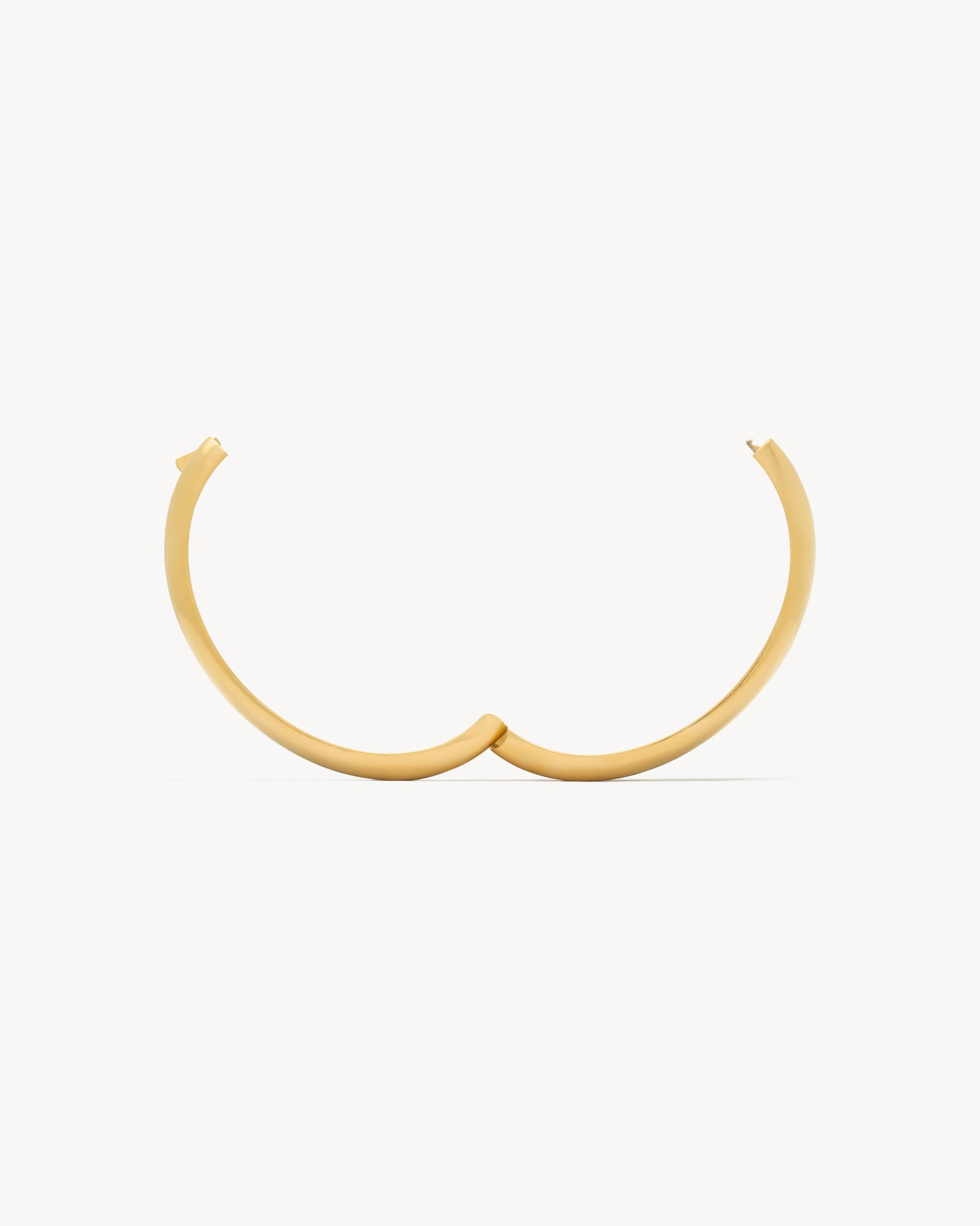 TORTOISESHELL STACKED CUFF IN RESIN AND METAL Product Image