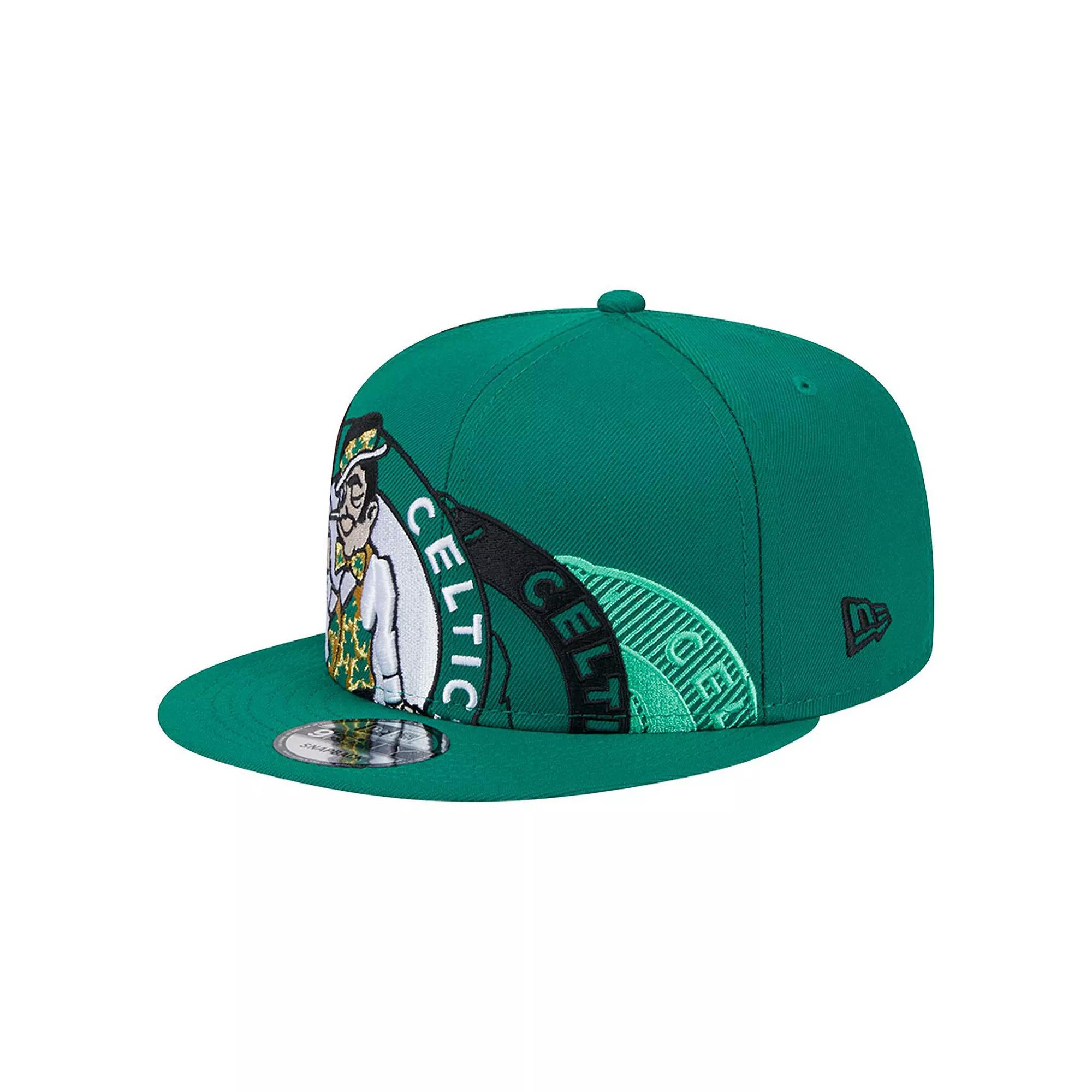 Men's New Era Kelly Green Boston Celtics Sport Night Team Shadow 9FIFTY Snapback Hat Product Image
