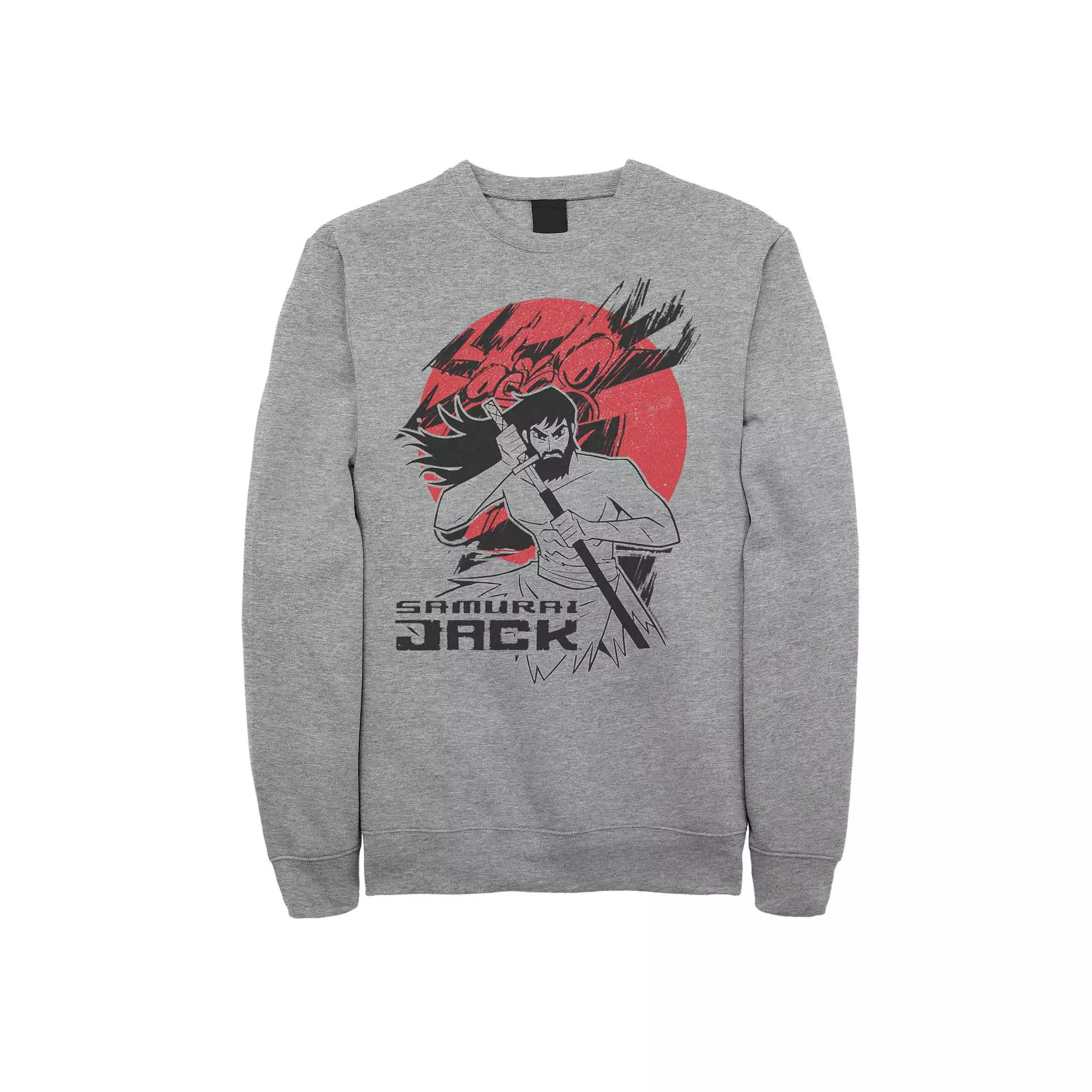 Men's Cartoon Network Samurai Jack Fleece Crewneck Sweatshirt,  Product Image