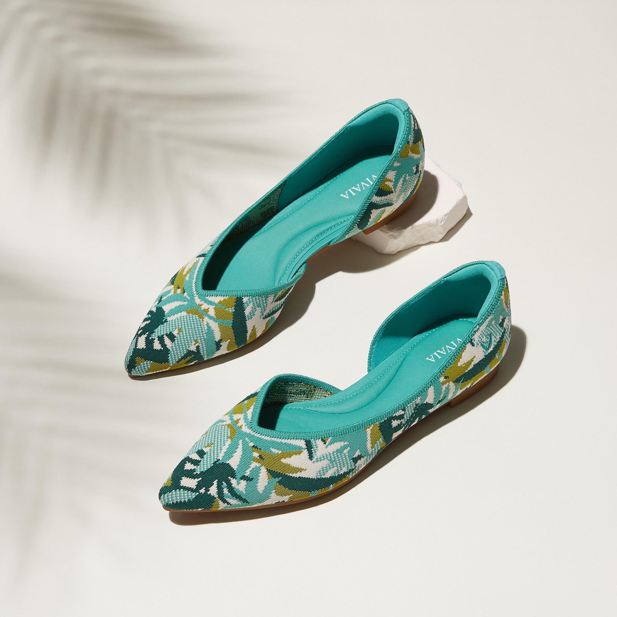 Pointed-Toe D'Orsay Flats (Melia) Product Image