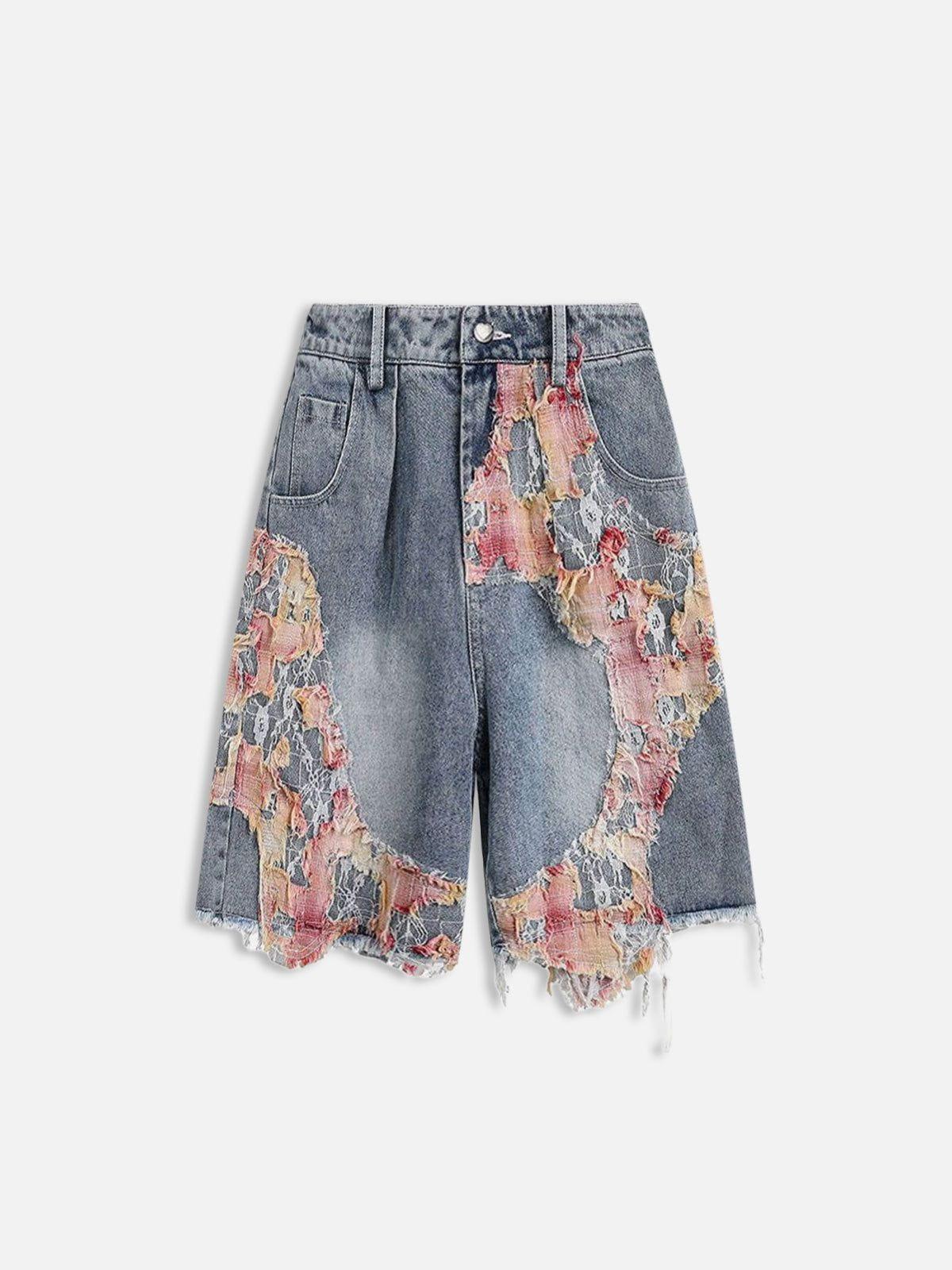 Aelfric Eden Lace Applique Jorts Product Image