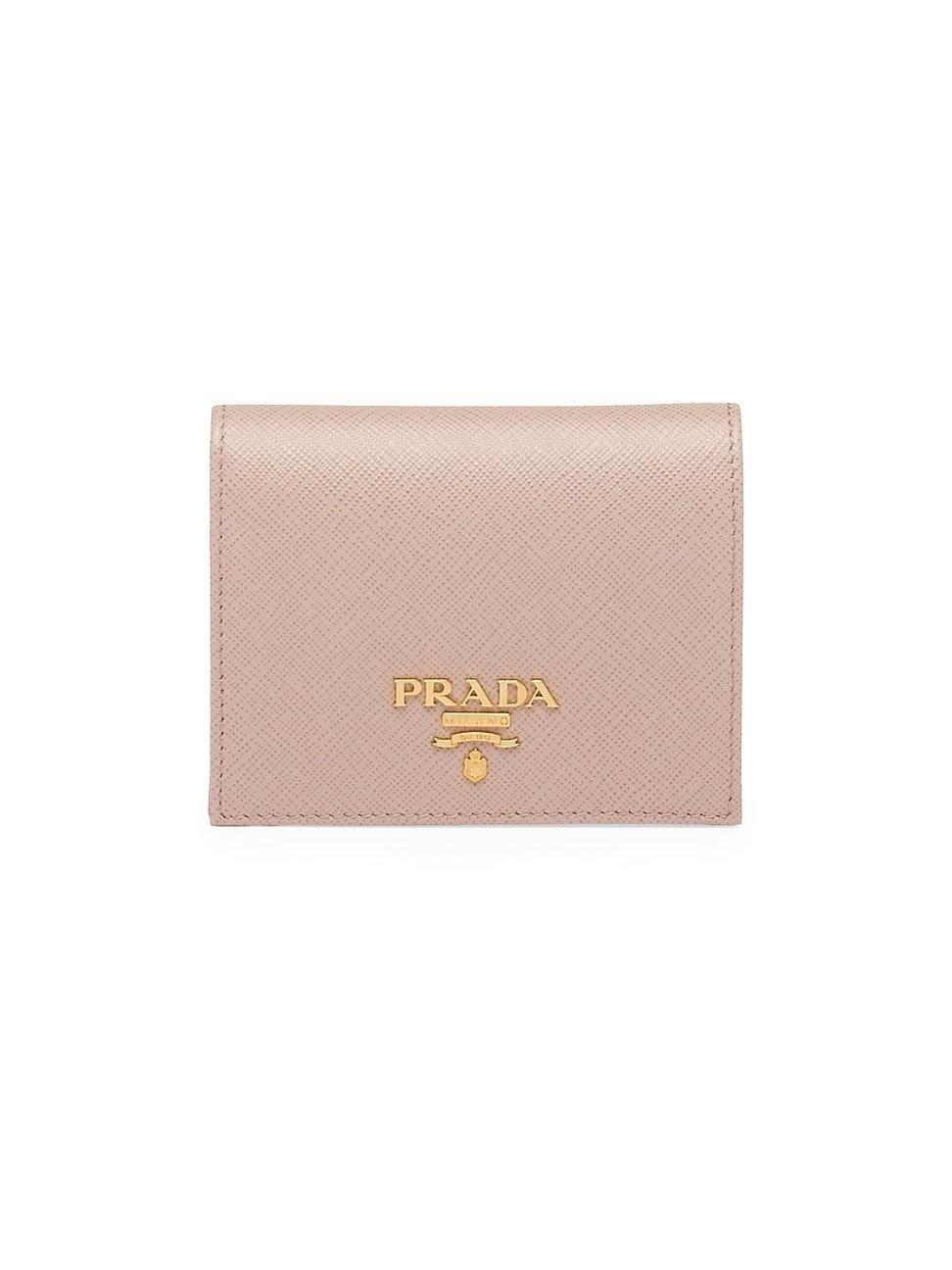 Womens Small Saffiano Leather Wallet Product Image