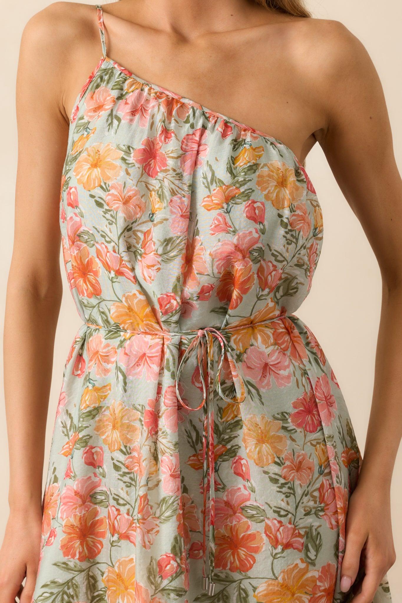 MINKPINK Lorelei Coral Maxi Dress Product Image