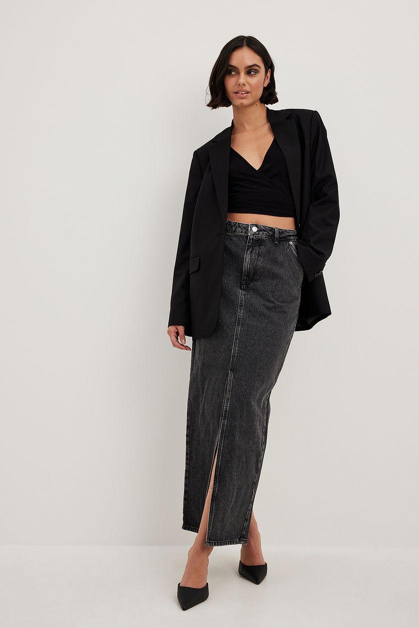 Wrap Detail Rib Singlet Product Image