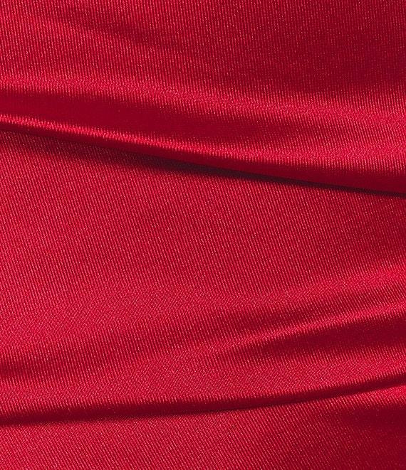 Honey and Rosie Sleeveless Faux-Wrap Sheath Dress Product Image