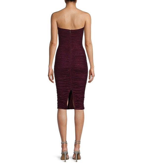 Pear Culture Strapless Sleeveless With Trim Dress Product Image