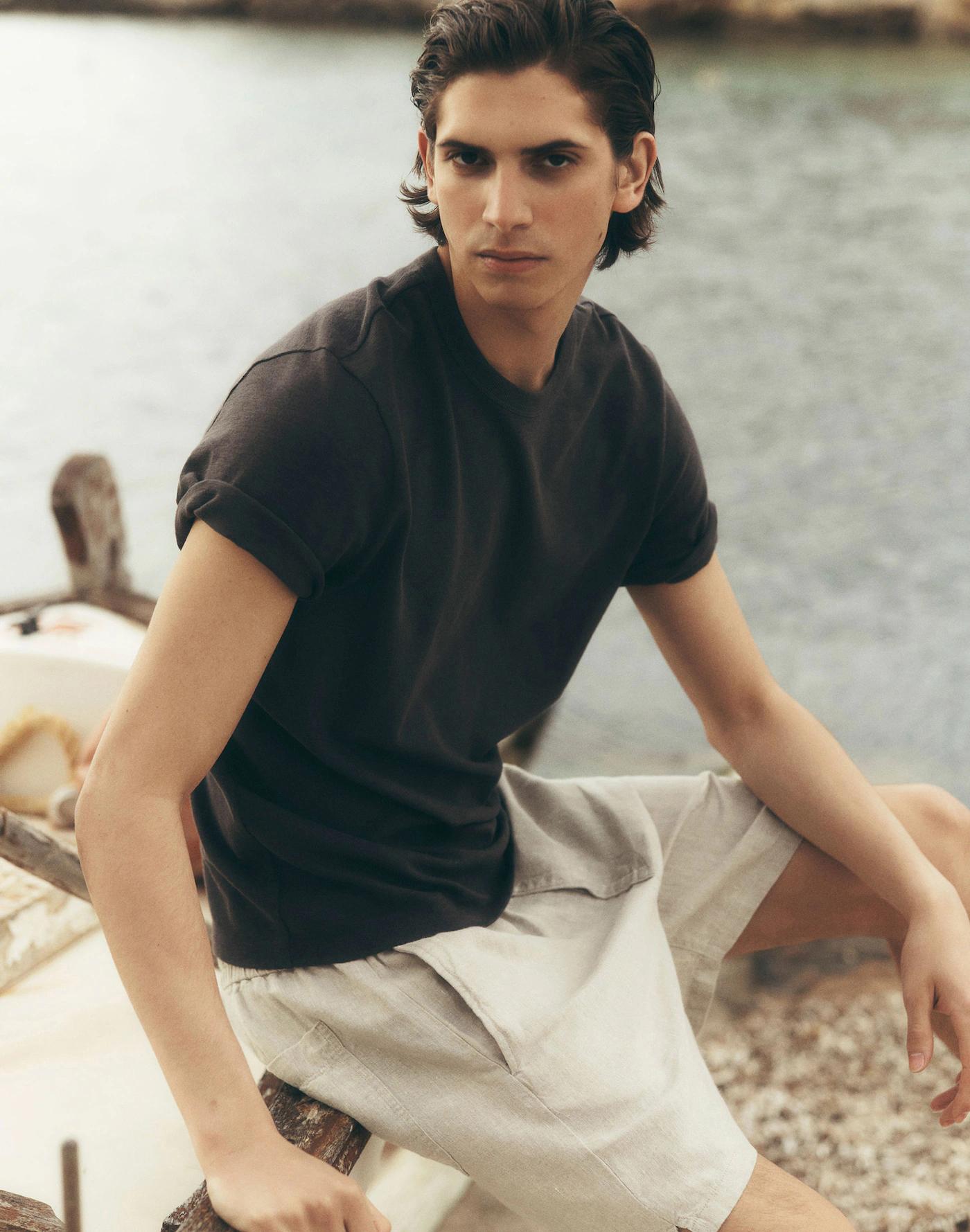 Heavyweight Slub Cotton Tee Product Image