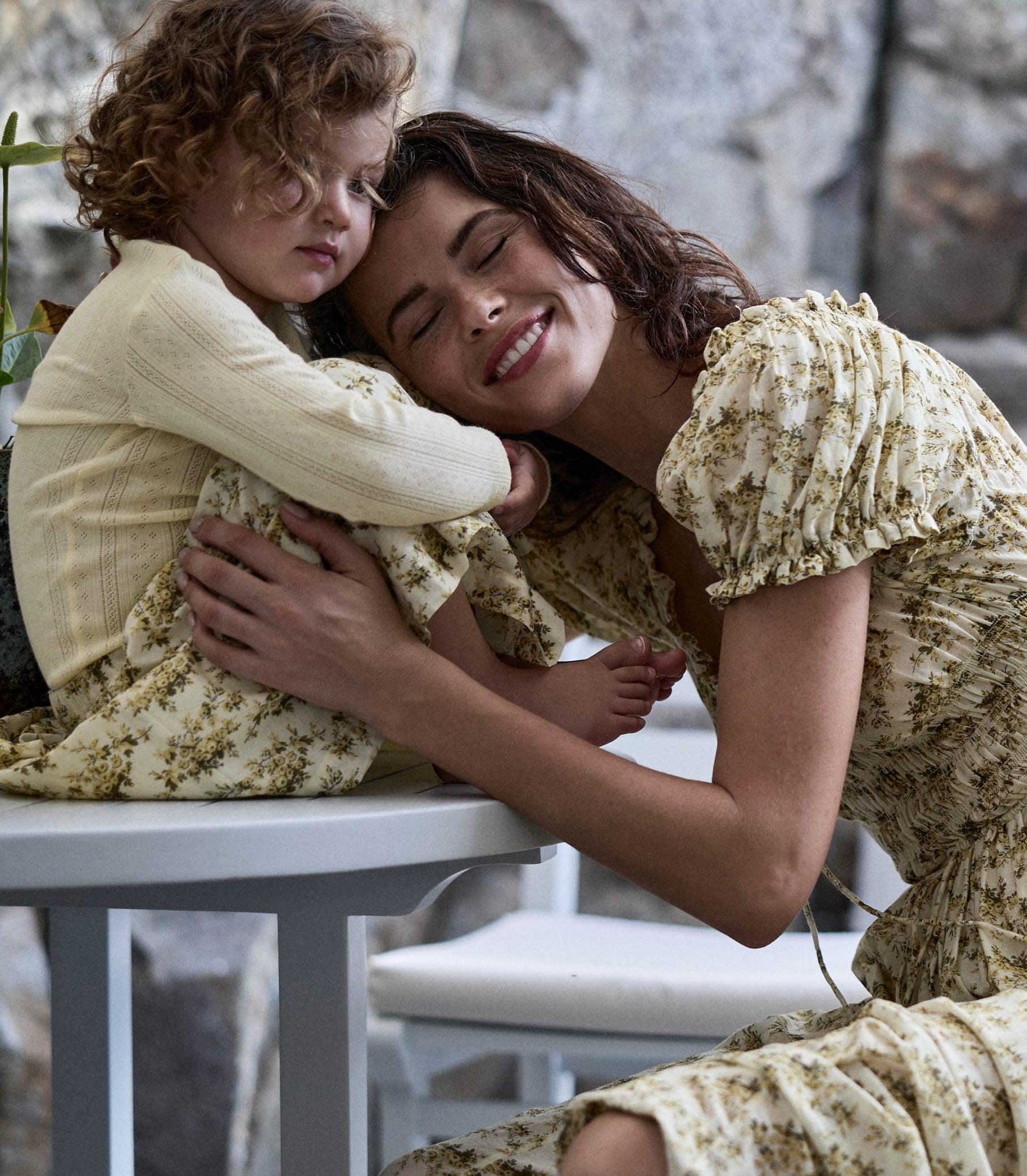 OCTAVE TEE -- CREME CITRON QUELLE JOLIE POINTELLE Kids Product Image