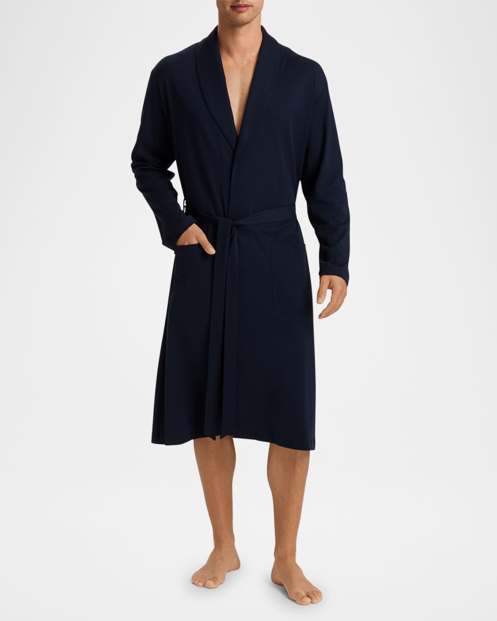 Men's Night Day Interlock Cotton Robe Product Image