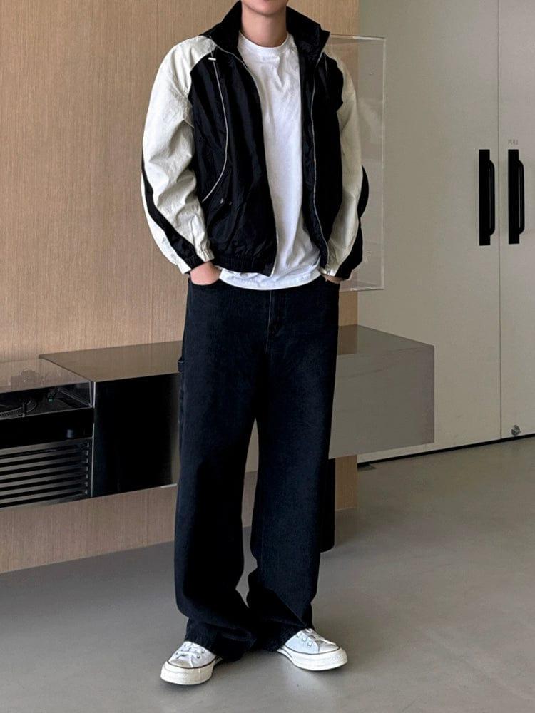 RT No. 11207 TWO TONE ZIP-UP HOODED JK Product Image