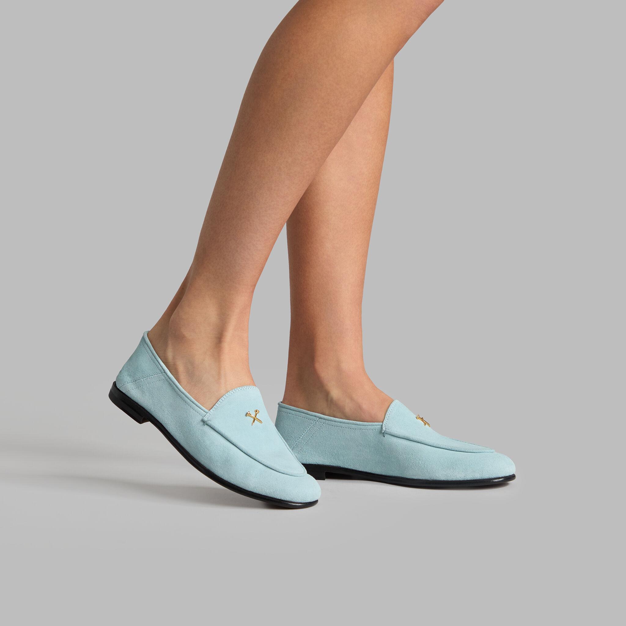 WOMEN'S METAL TEES SUEDE FLEX LOAFER Product Image