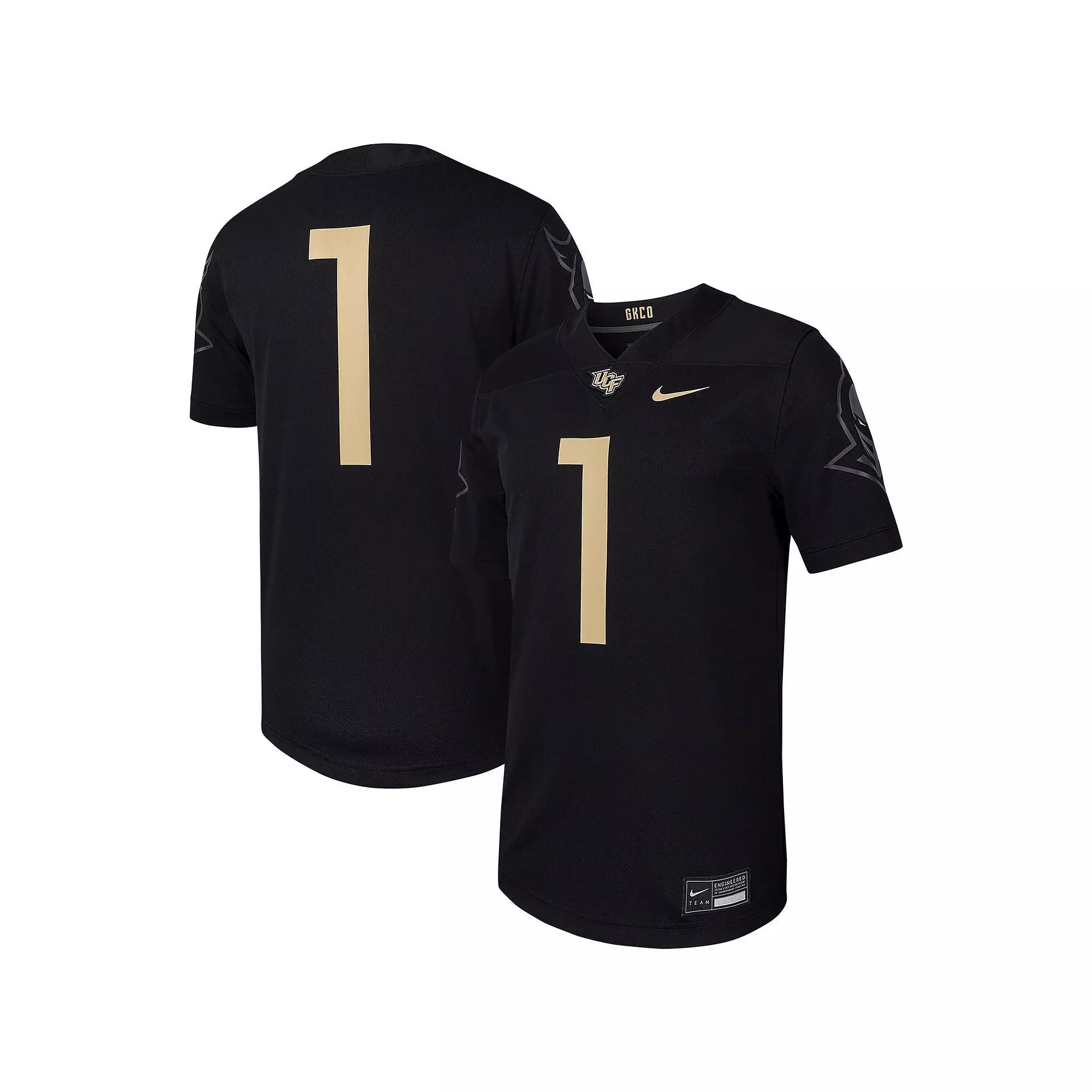 Men's Nike #1 Black UCF Knights Untouchable Replica Football Jersey,  Product Image