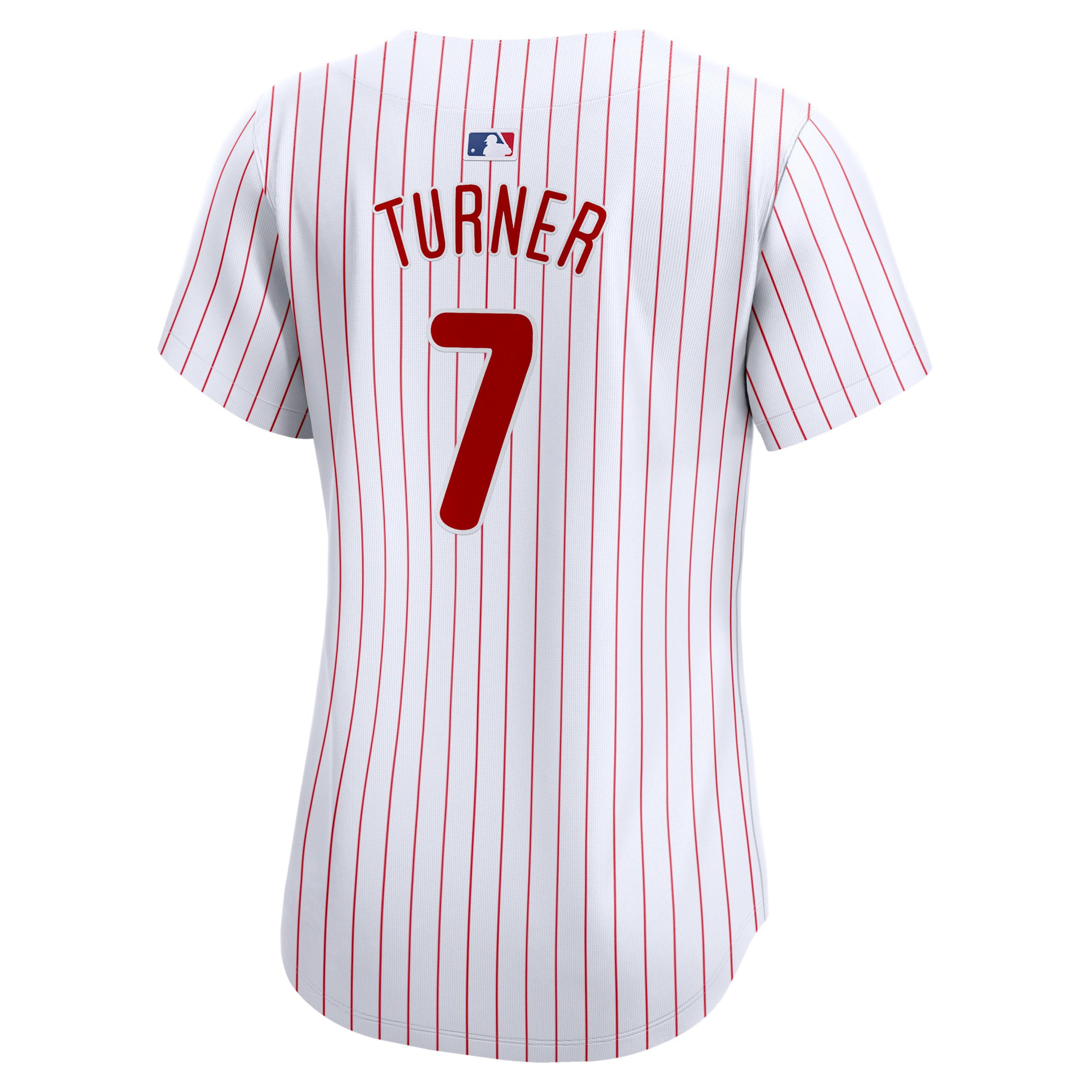 Women's Nike Trea Turner White Philadelphia Phillies Home Limited Player Jersey,  Product Image