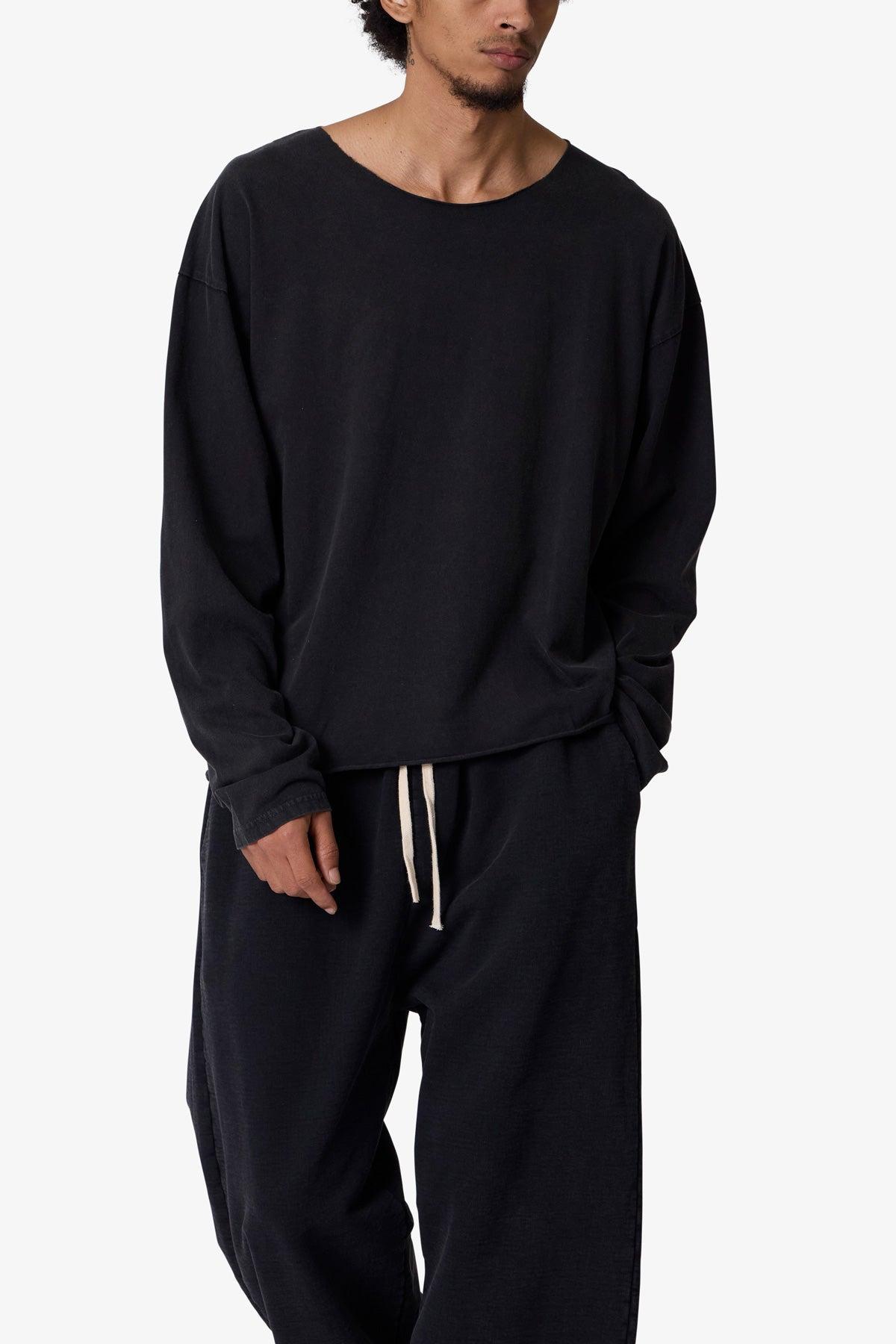 Long Sleeve Tee - Washed Black Product Image