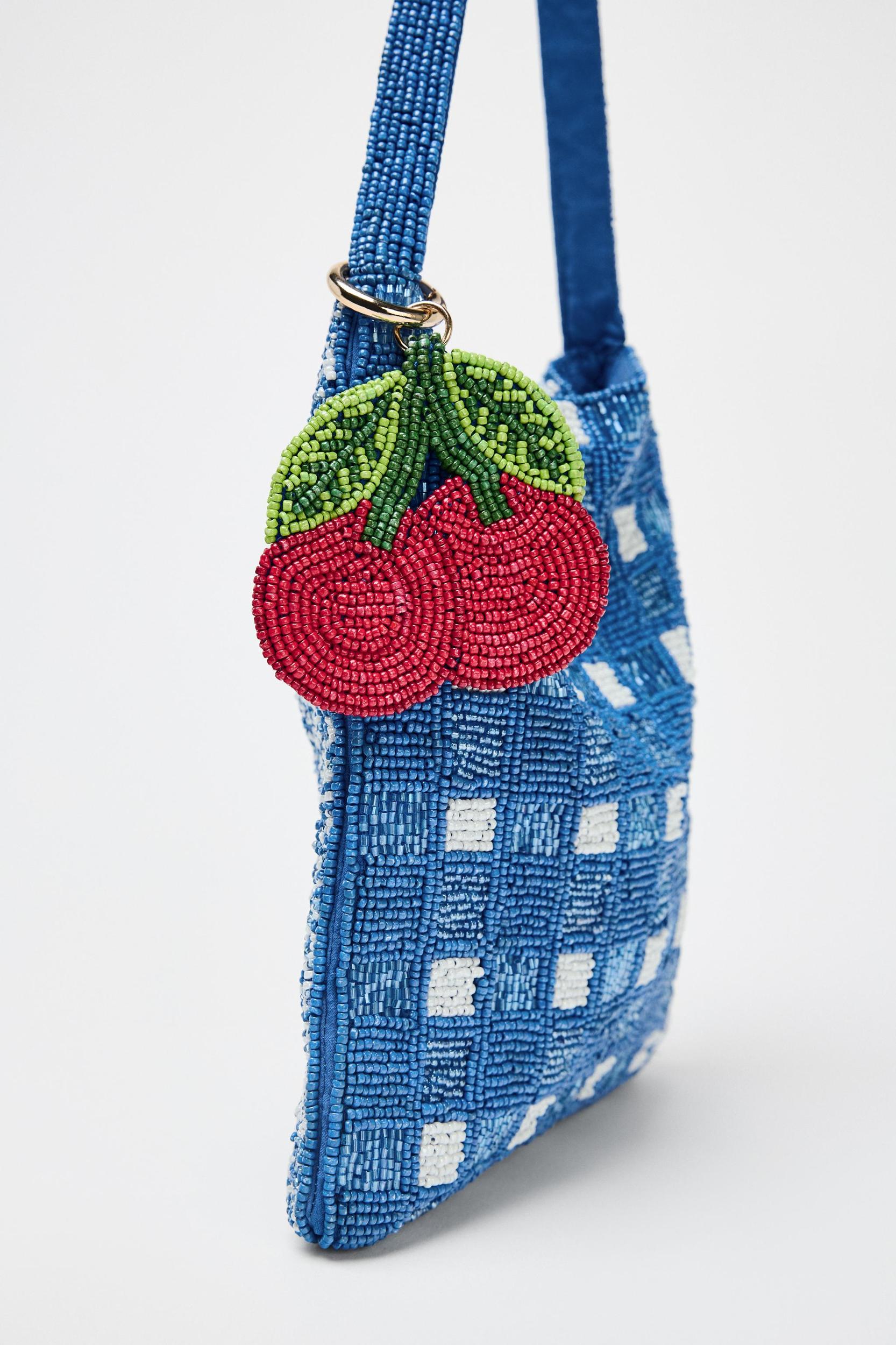 FANTASY BEADED MINI BUCKET BAG Product Image