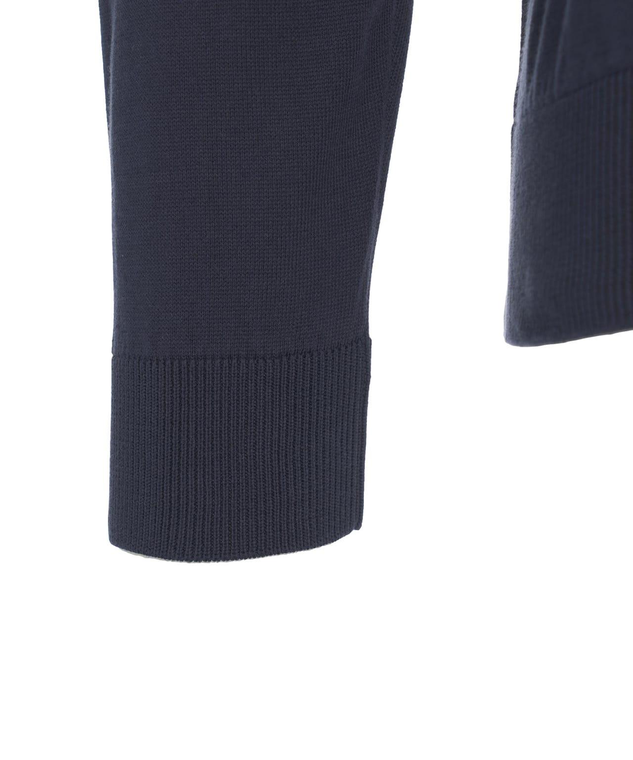 Knit sweater with V-neck Product Image