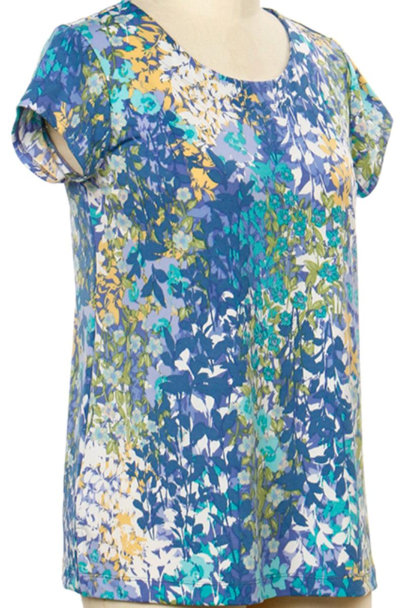 Short Sleeve Floral Print Top Product Image