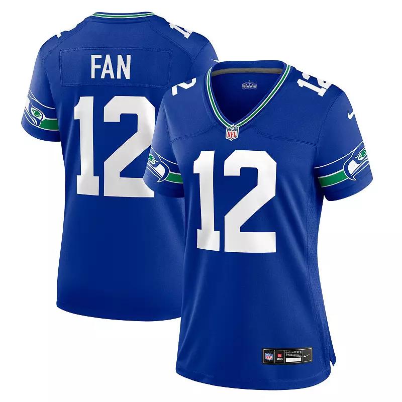 Women's Nike 12th Fan Royal Seattle Seahawks Player Jersey,  Product Image