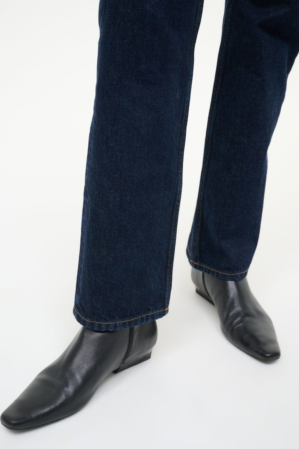 WALLY FLAT ANKLE BOOT | BLACK Product Image