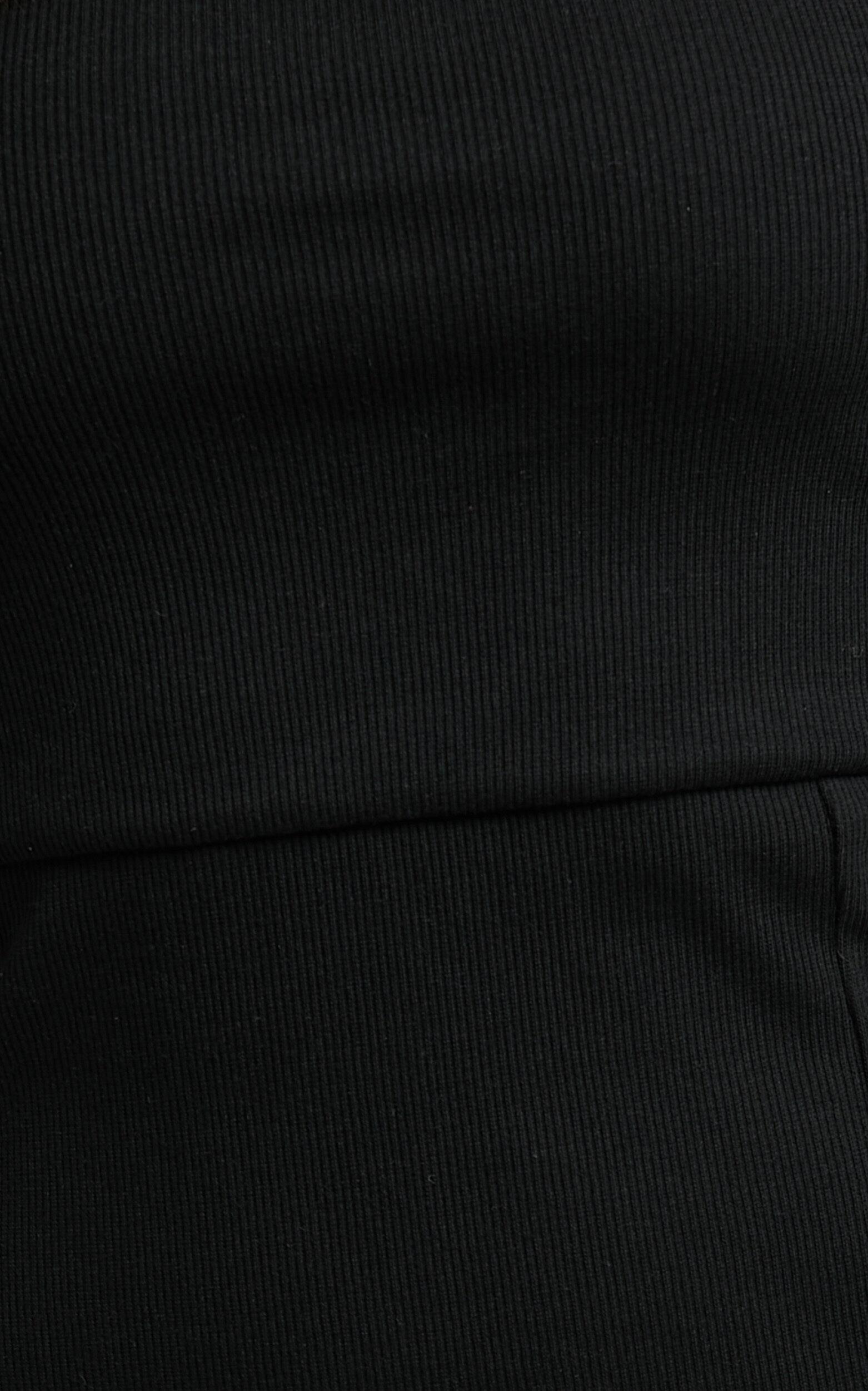 Island Babe Mini Dress - Strappy Bodycon Dress in Black Product Image