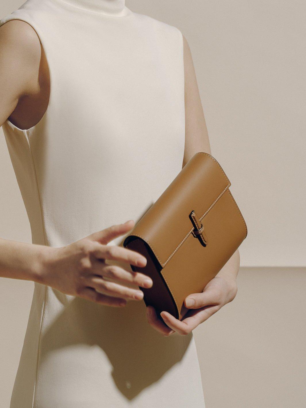 The Small Soft Clutch in Nappa Product Image