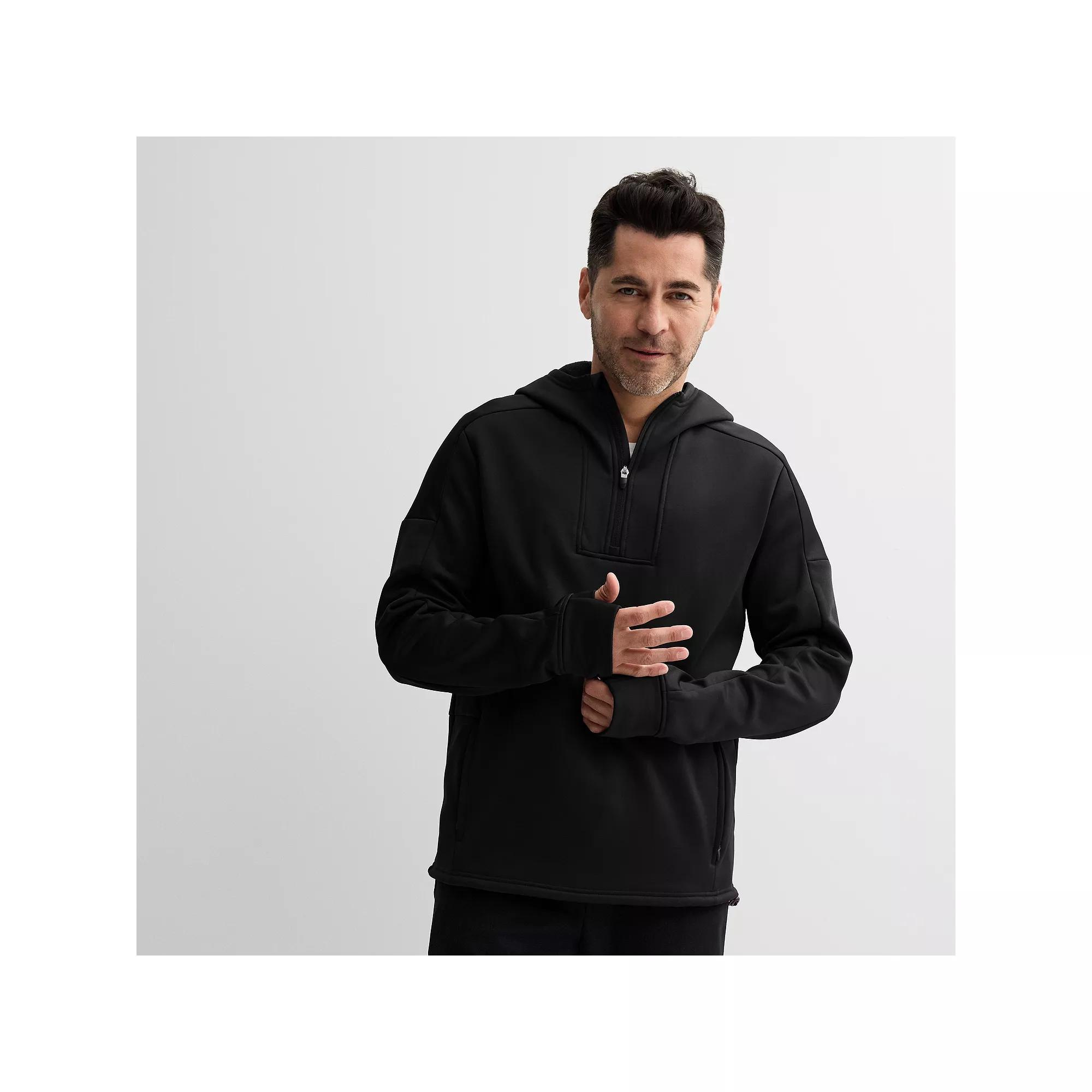 Men's Tek Gear® Performance Fleece Half-Zip, Size: XS, Mineral Black Product Image