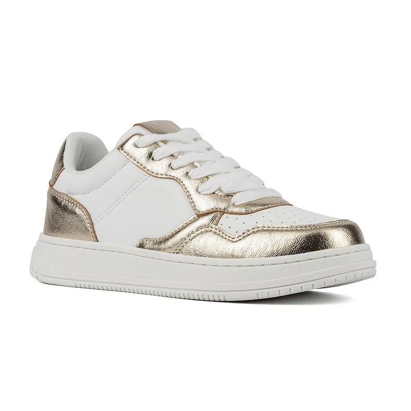 Olivia Miller Women's Grace Sneakers, Size: 7, Silver Product Image