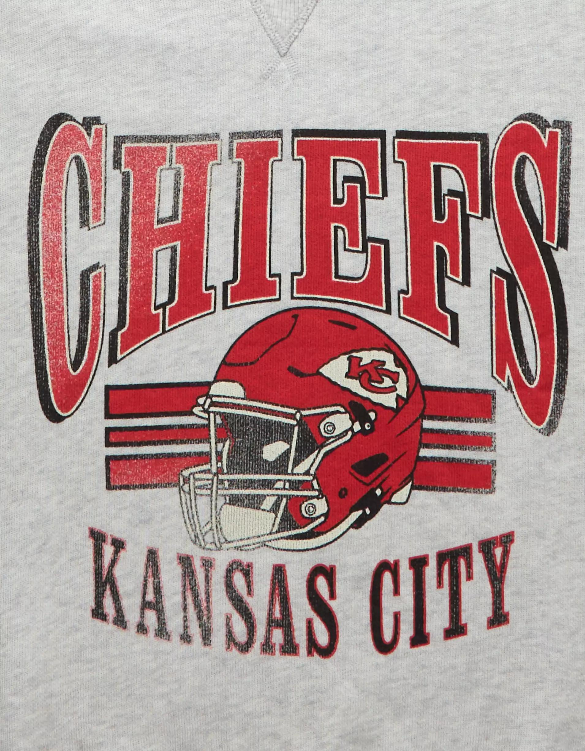AE NFL Kansas City Chiefs Crew Neck Sweatshirt Product Image