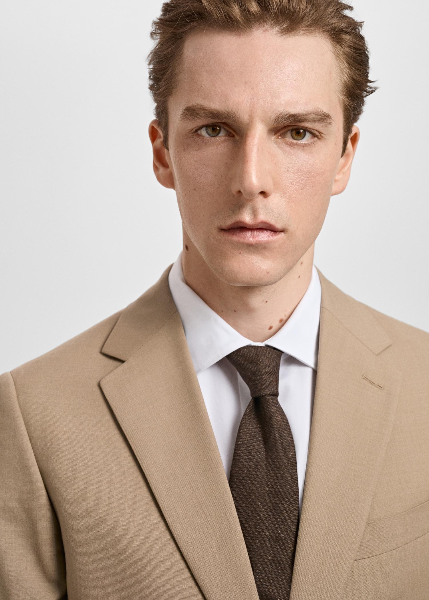 Turin 100% virgin wool suit blazer - Men | MANGO USA Product Image