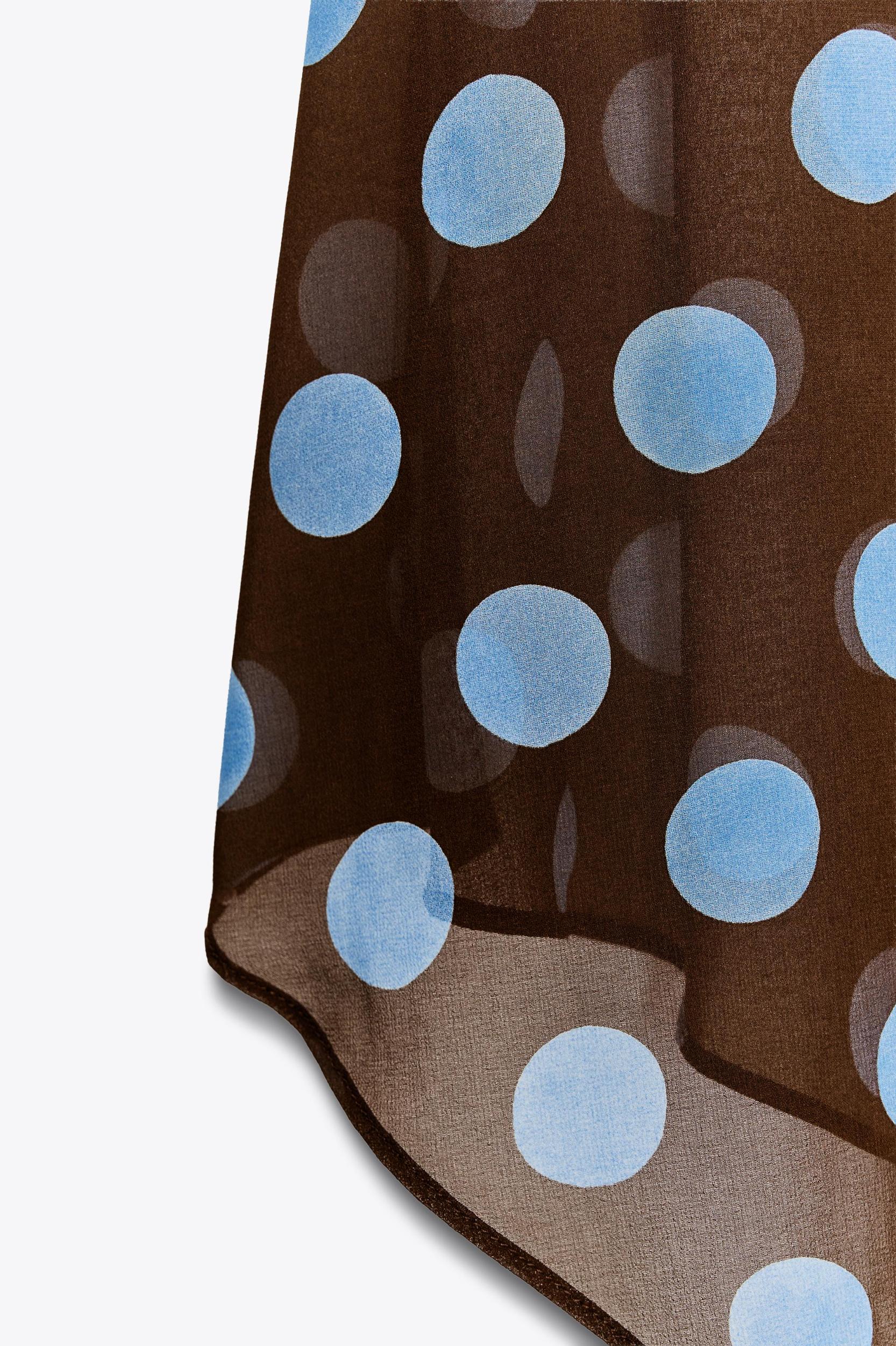 POLKA DOT ASYMMETRIC SKIRT Product Image