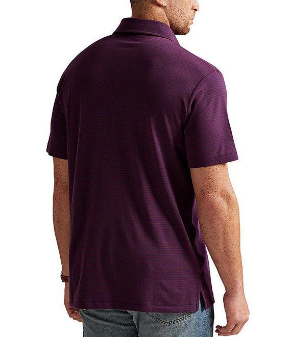 Polo Ralph Lauren Big & Tall Classic Fit Soft Cotton Stripe Short Sleeve Polo Shirt Product Image