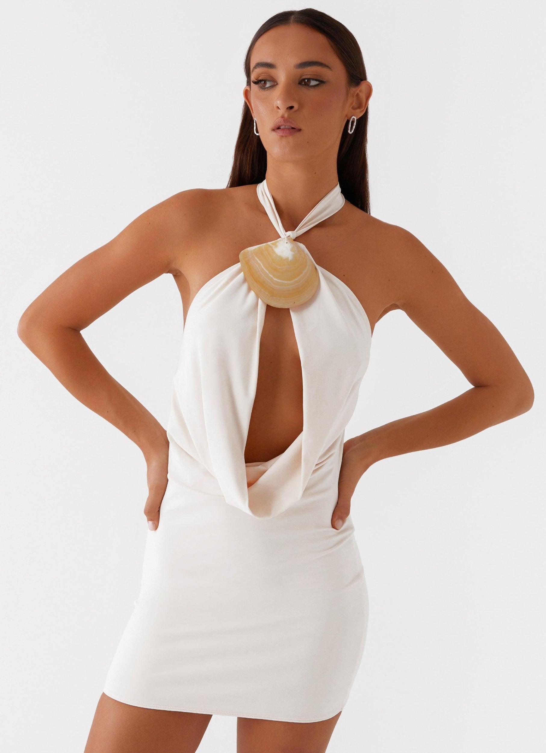 Liora Mini Dress - Ivory Product Image