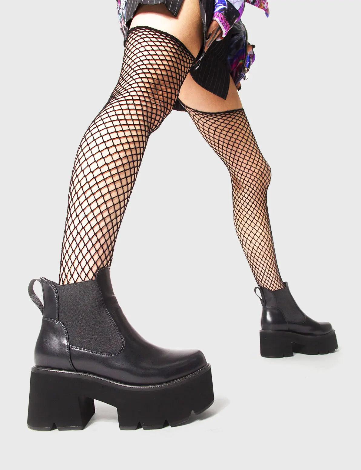 Tough Love Chunky Platform Ankle Boots Product Image