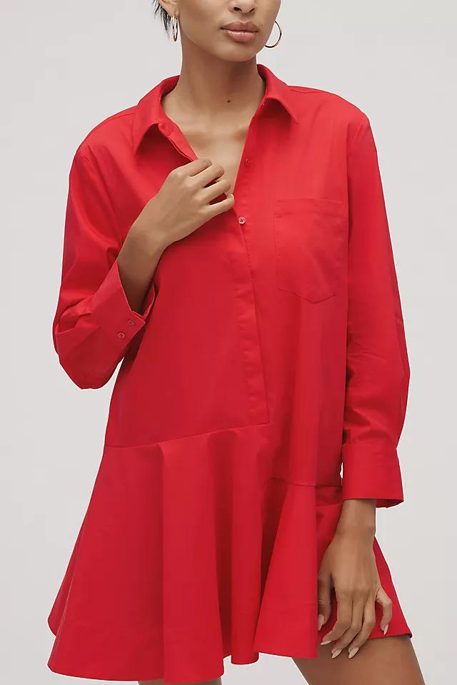 English Factory Long-Sleeve Mini Shirt Dress Product Image