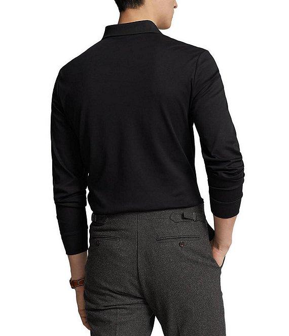 Polo Ralph Lauren Classic Fit Soft Cotton Long Sleeve Polo Shirt Product Image
