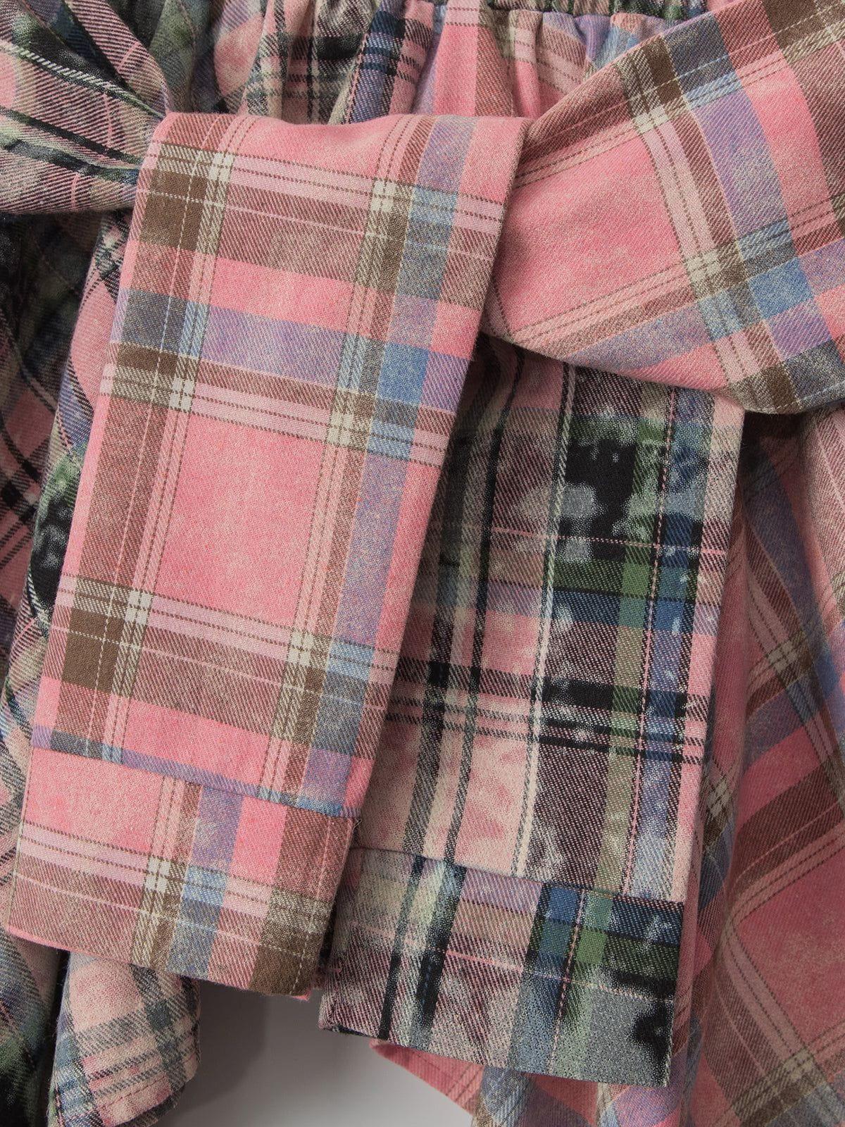 Aelfric Eden Tie Dye Plaid Skirt Female Product Image